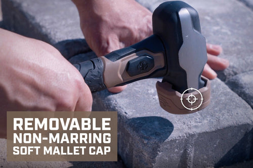 Spec Ops 2.5lb Engineering Sledge Hammer, with Soft Mallet Cap