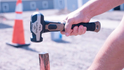 Spec Ops 2.5lb Engineering Sledge Hammer, with Soft Mallet Cap
