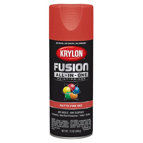 Krylon Fusion All-In-One® Matte Fire Red Spray Paint