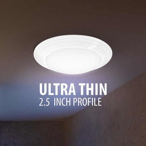 Feit Electric 74006/6WYCA 7.5 in. 12W (75W Replacement) Color Selectable Round LED Ceiling Downlight, White