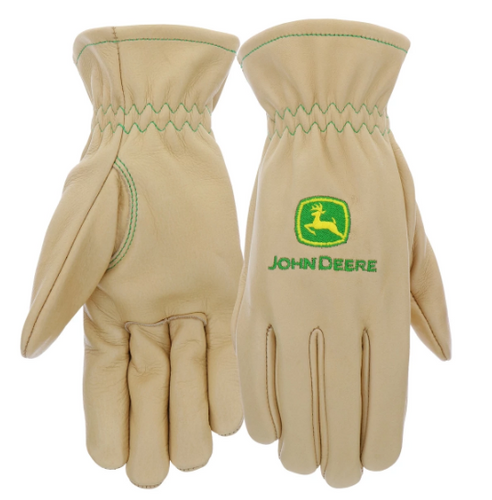 John Deere Mens Water Resistant Driver Gloves