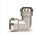 QuickFitting Stainless Steel Push Fittings 1/2” x 1/2” MNPT Elbow