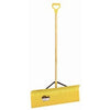 Braced Snow Shovel/Pusher, Heavy-Duty Aluminum, 30-In.