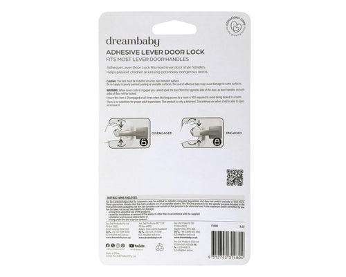 Dreambaby Adhesive Lever Door Lock
