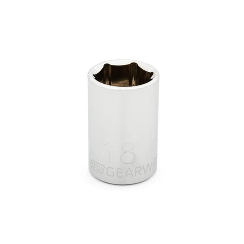 GearWrench 1/2 Drive 6 Point Standard Metric Socket 18mm