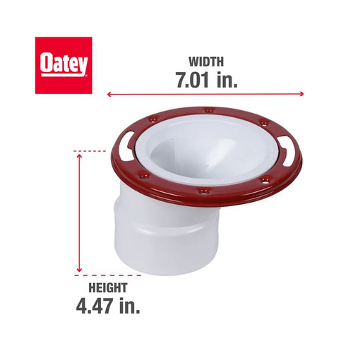 Oatey® Level Fit Offset Closet Flange Metal Ring