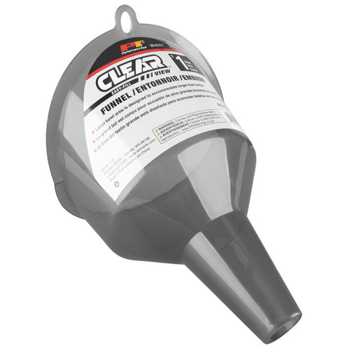 Performance Tool Clear View Easy-Fill Funnel 1 qt.