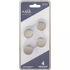 KasaWare 1 In. Diameter Satin Nickel Cone Knob (4-Pack)