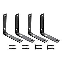 Corner Brace 3-1/2X3/4, Black