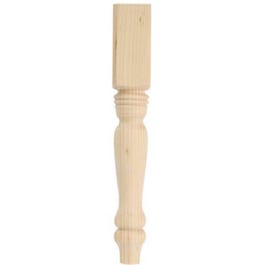 Country Pine Table Leg, 29-In.
