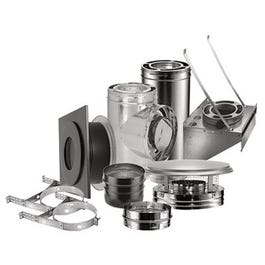 DuraPlus Chimney Kit, Through-Wall, 6-In.