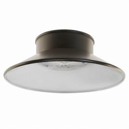 LED Ceiling Fixture, Bronze, 60-Watt, 12-In.