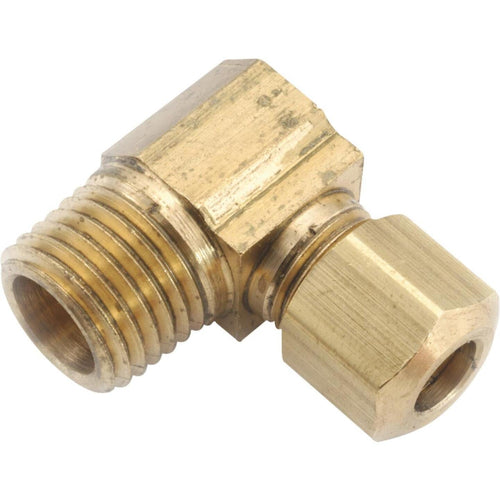 Anderson Metals 5/16 In. x 1/8 In. Male Compression Brass Elbow