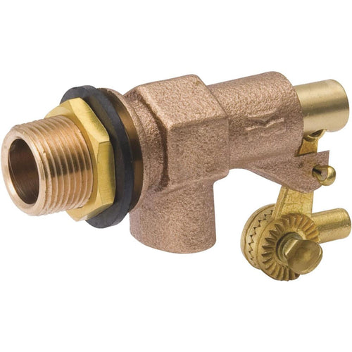 B&K 1-1/4 In. Stock Tank Float Valve Plain Outlet